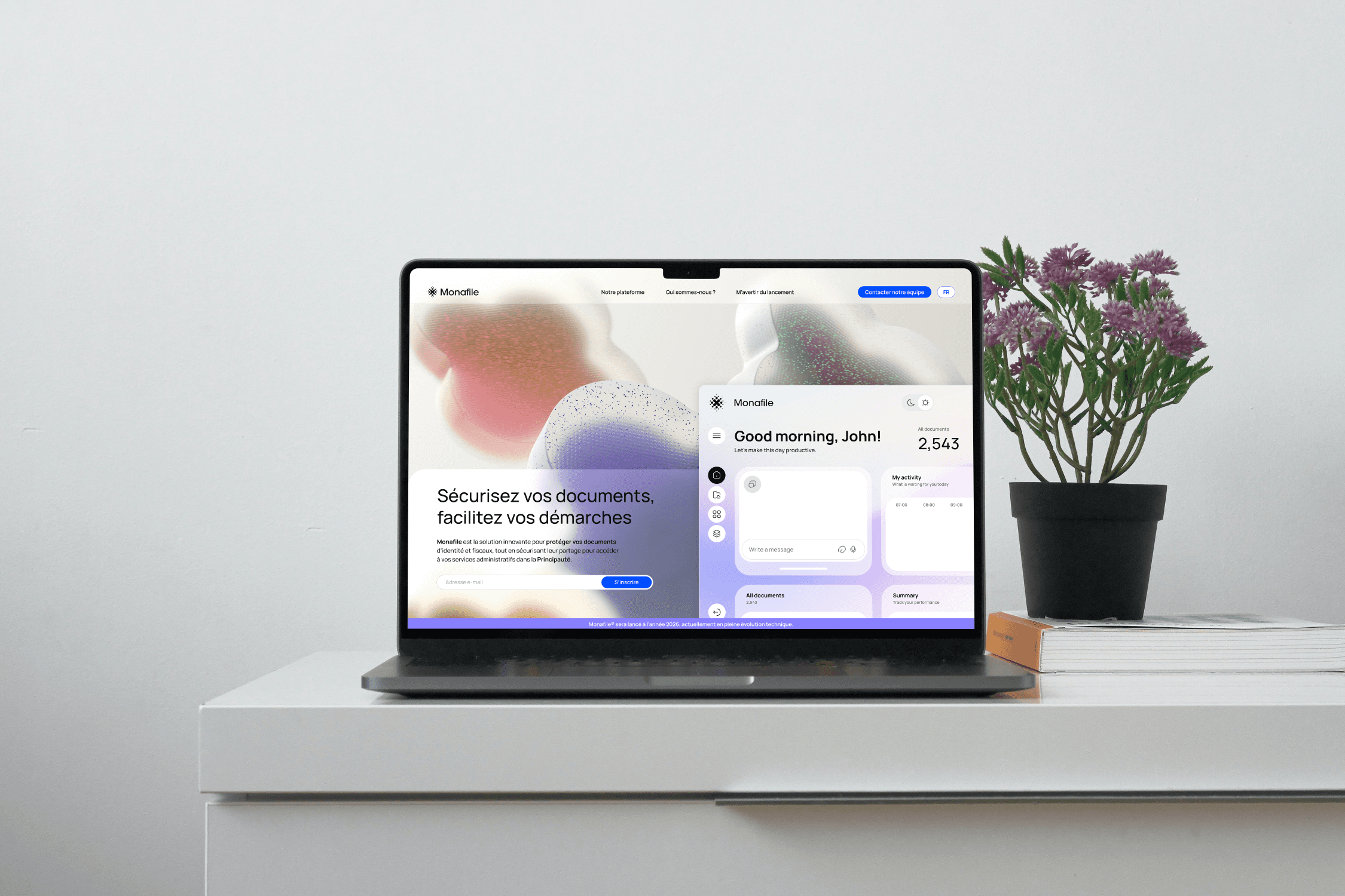 Plateforme digitale Monafile