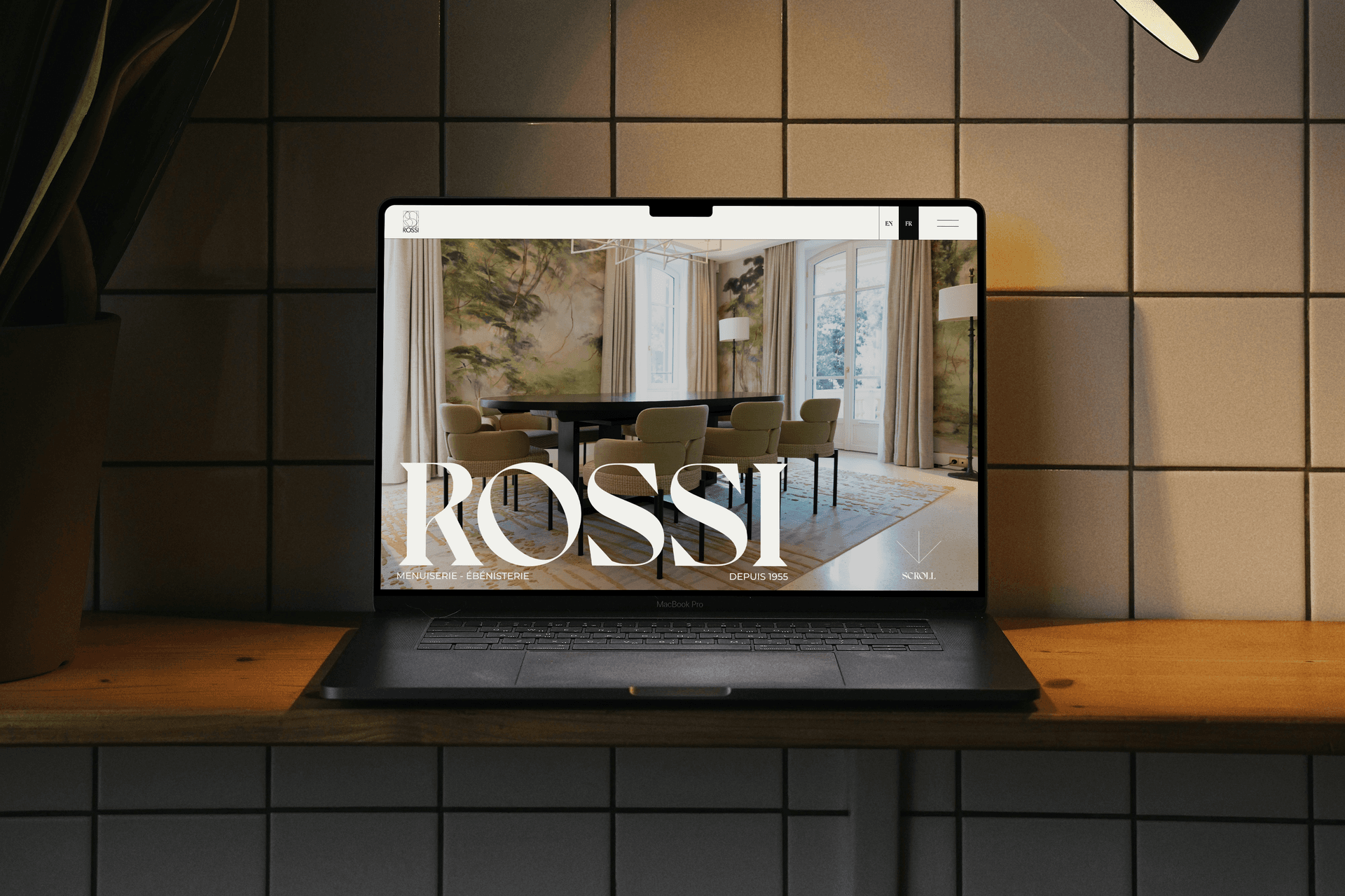 Vitrine digitale de la Menuiserie Rossi